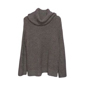 Maeve Anthropologie Taupe Cowl‎ Neck Fuzzy Sweater Women’s Small Oversized